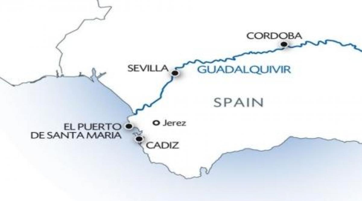 гвадалквивир мапи