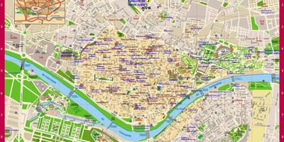 Карта Севиљи области